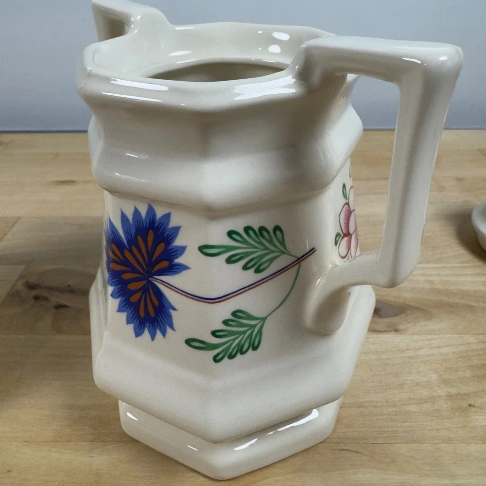 Pfaltzgraff Greenfield Village Museum Collection Creamer and Sugar Bowl Set